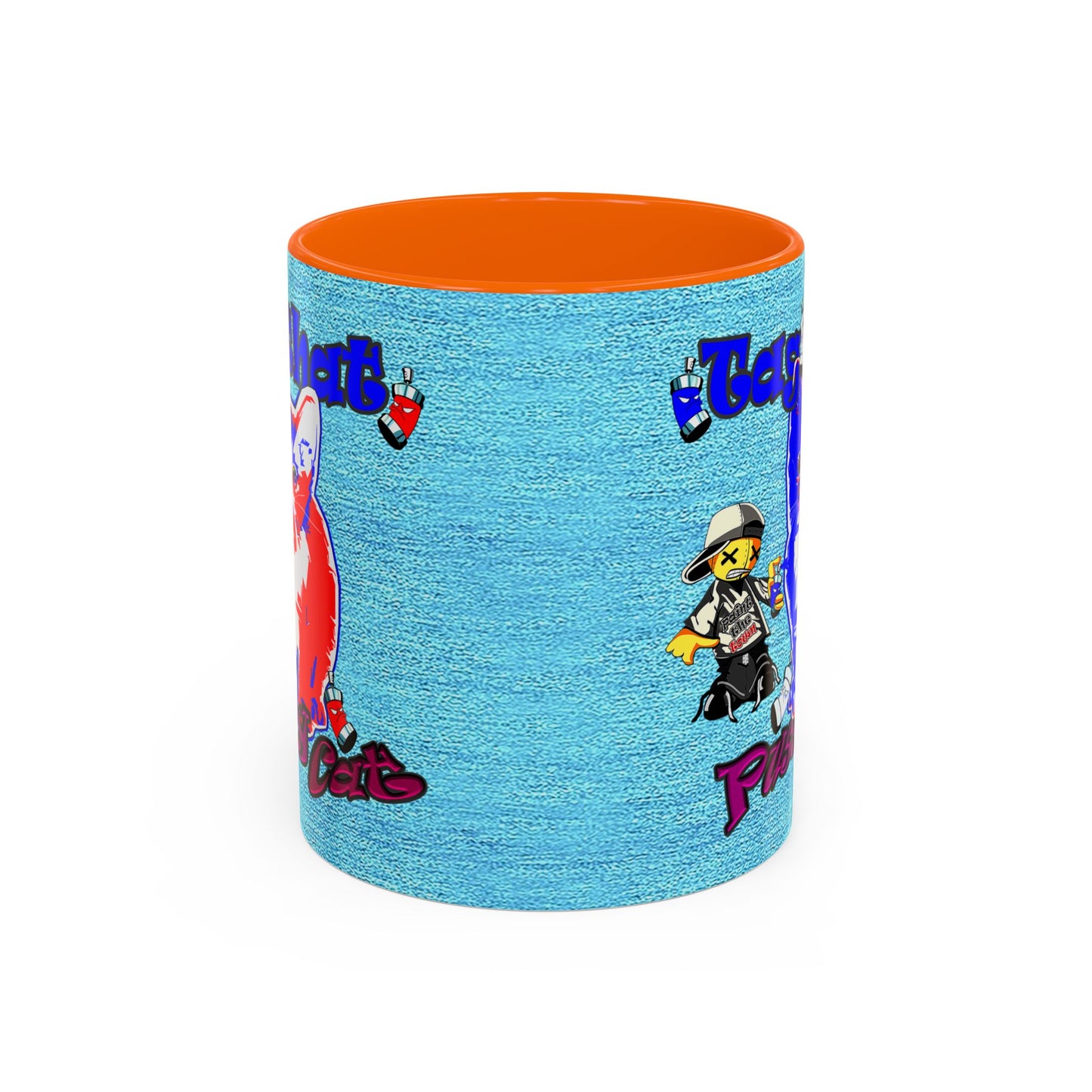 tag that - Accent Mug (faded blue)