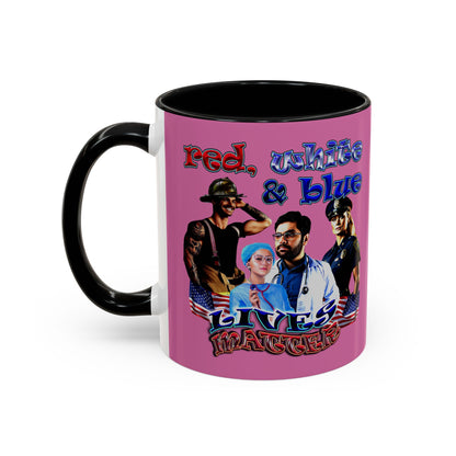 rw&b lives matter - Accent Mug (light pink)
