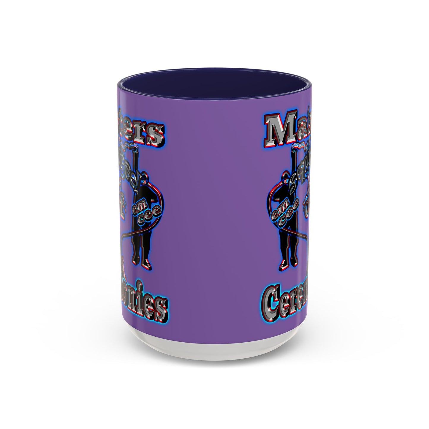 em cee squared - Accent Mug (light purple)