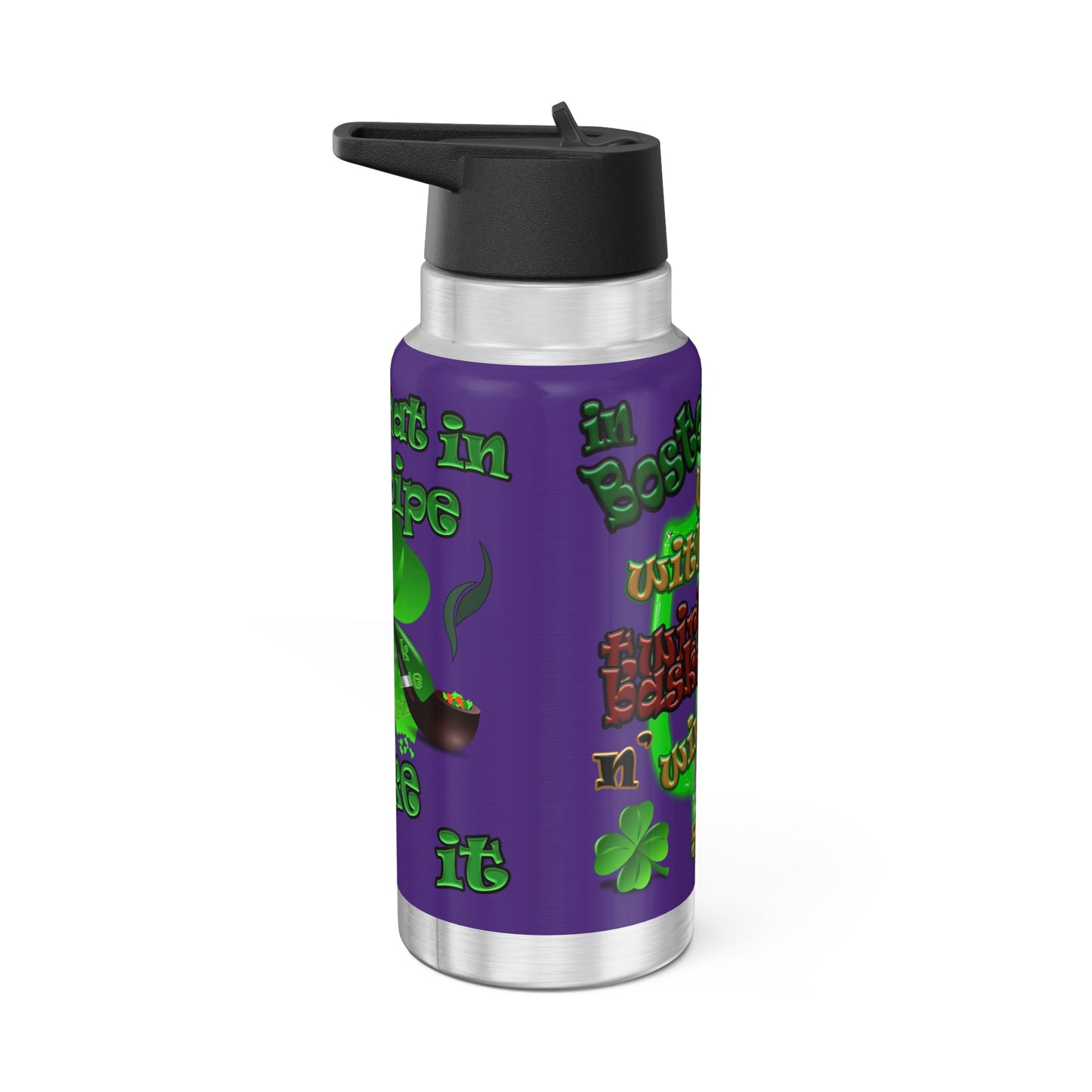 celtics logo - Gator Tumbler, 32oz (purple)