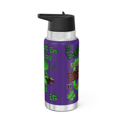 celtics logo - Gator Tumbler, 32oz (purple)
