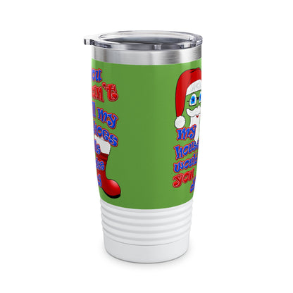 santa's shoes - Ringneck Tumbler, 20oz (green)