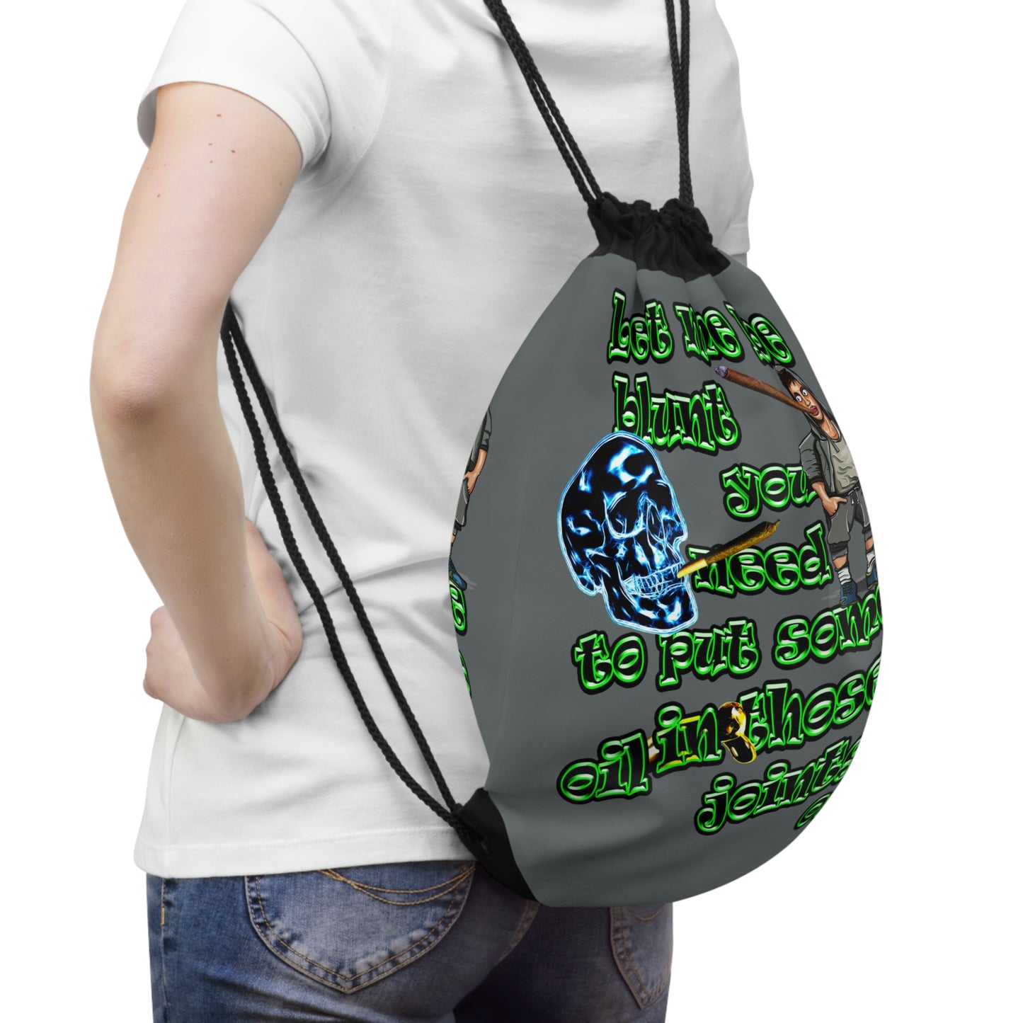 og - Drawstring Bag (dark grey)