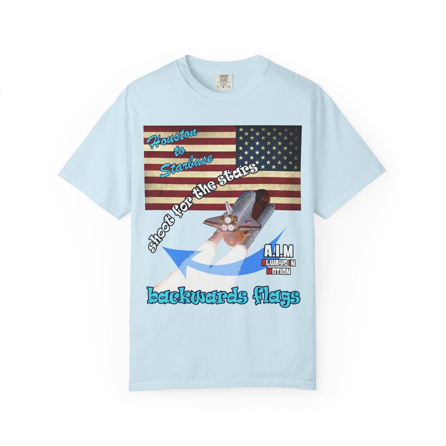 shoot for the stars - Unisex Garment-Dyed T-shirt