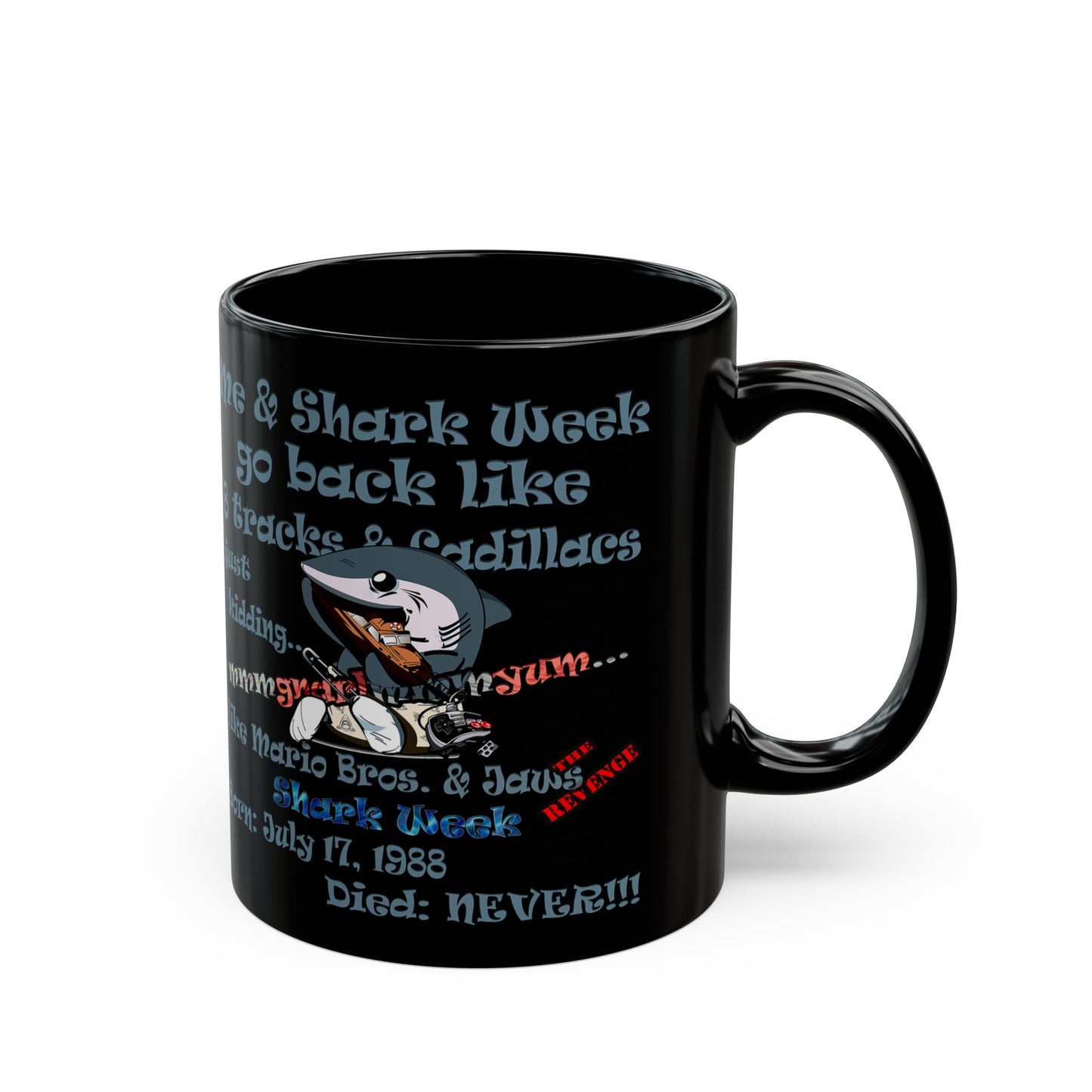 shark week - Black Mug