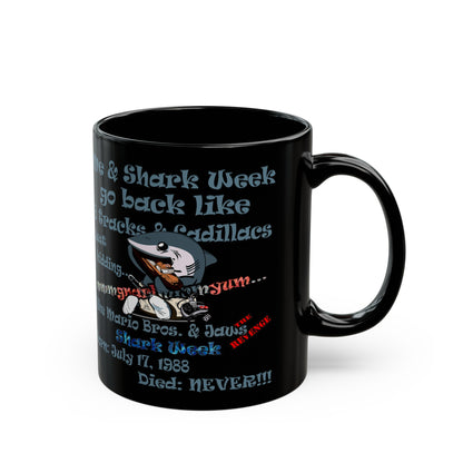 shark week - Black Mug