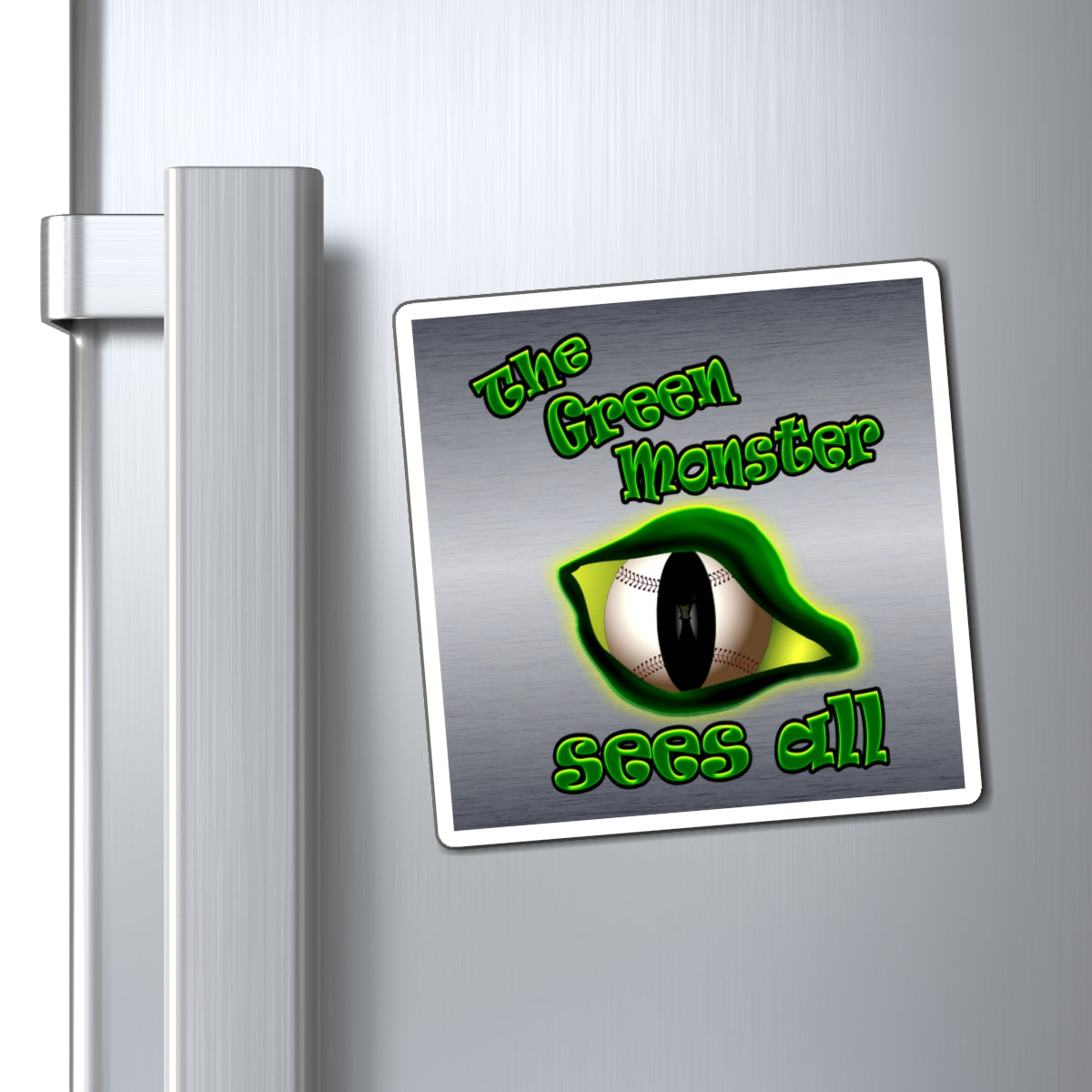 green monster - Magnets - (brushed nickel)
