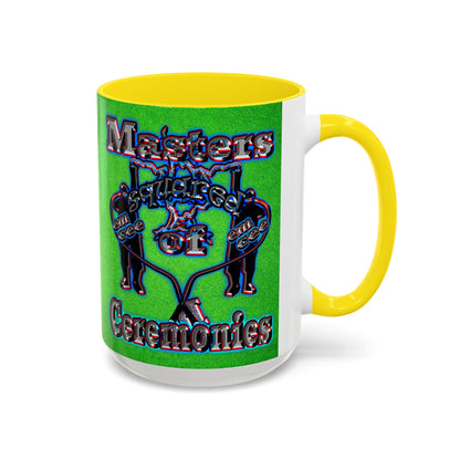 em cee squared - Accent Mug (green turf)