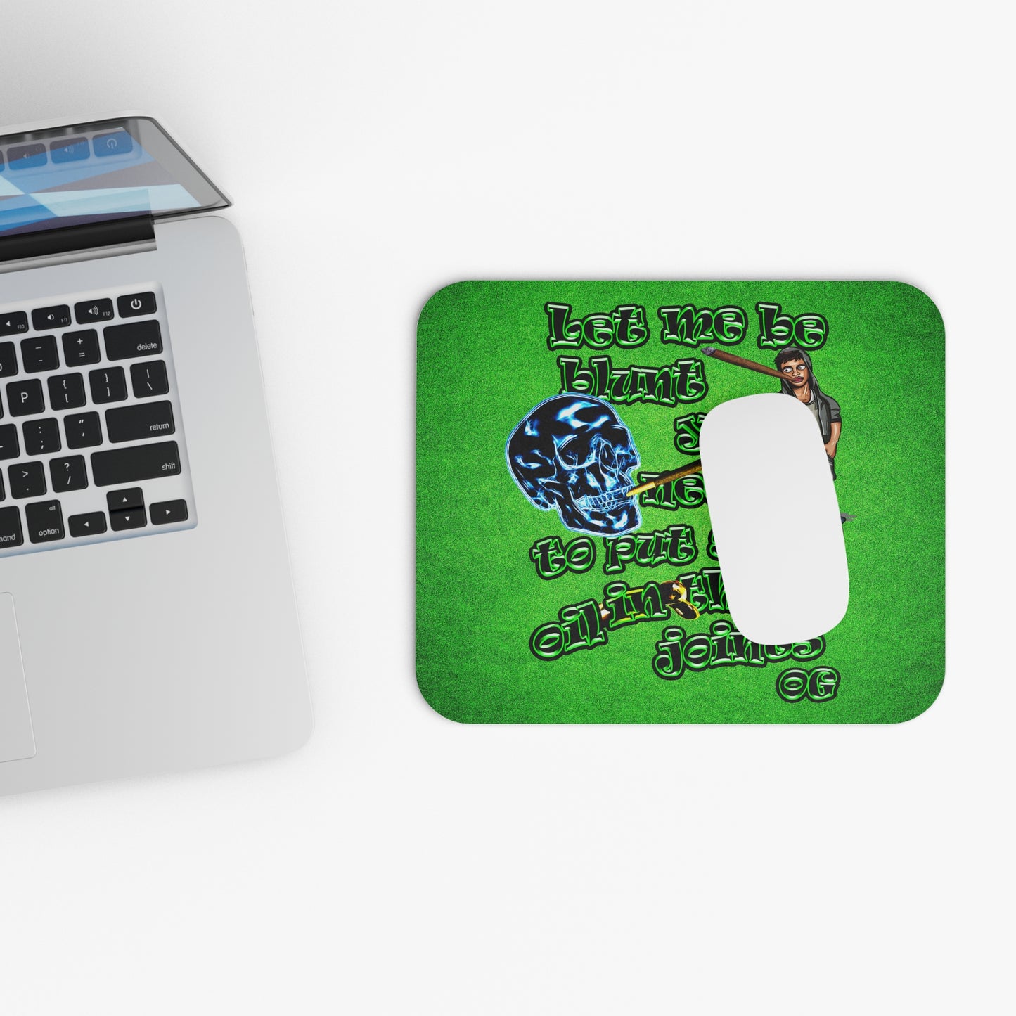 og - Mouse Pad (Rectangle) (green turf)