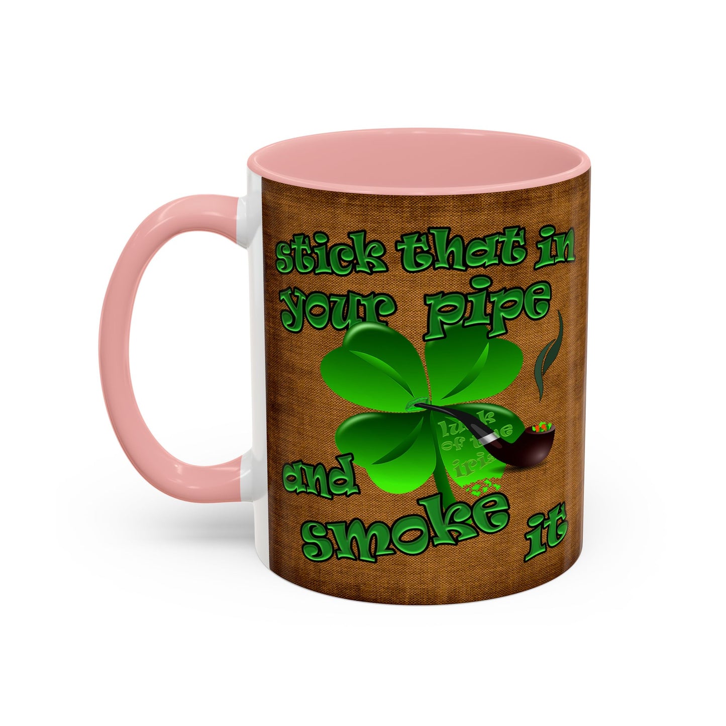 celtics logo - Accent Mug (brown papyrus)