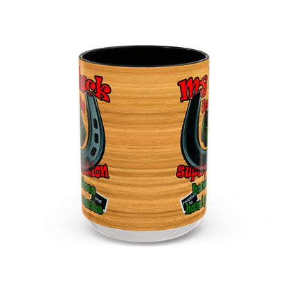 my luck - Accent Mug (butterscotch wood finish)