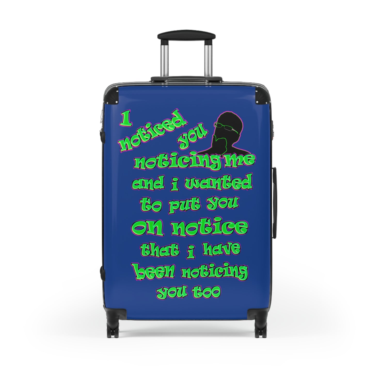 noticed you noticing - Suitcase (dark blue)