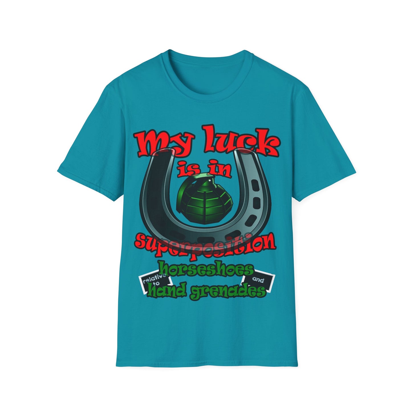 my luck - Unisex Softstyle T-Shirt