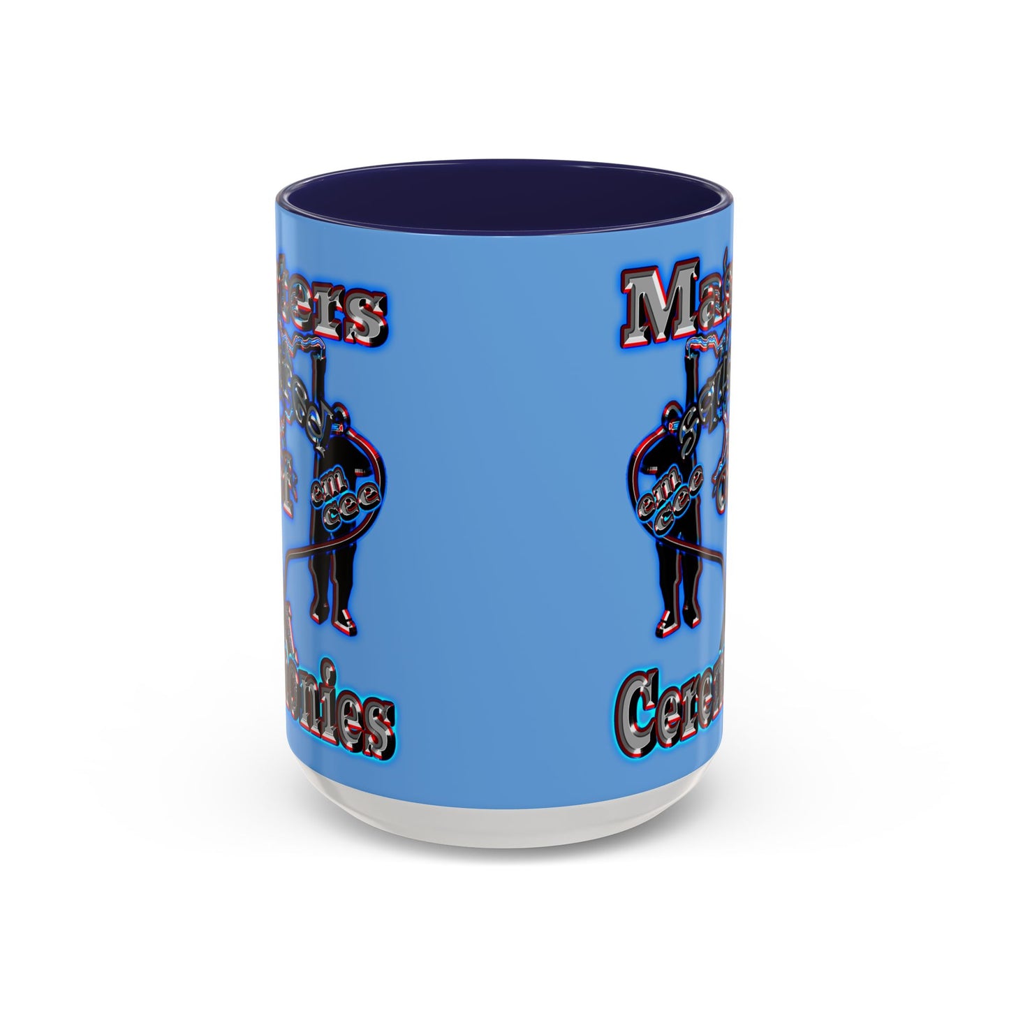 em cee squared - Accent Mug (light blue)