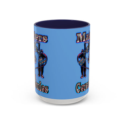 em cee squared - Accent Mug (light blue)