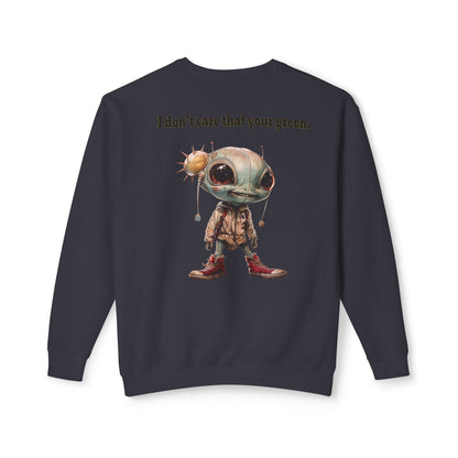 I don't care that your grey - Unisex Lightweight Crewneck Sweatshirt