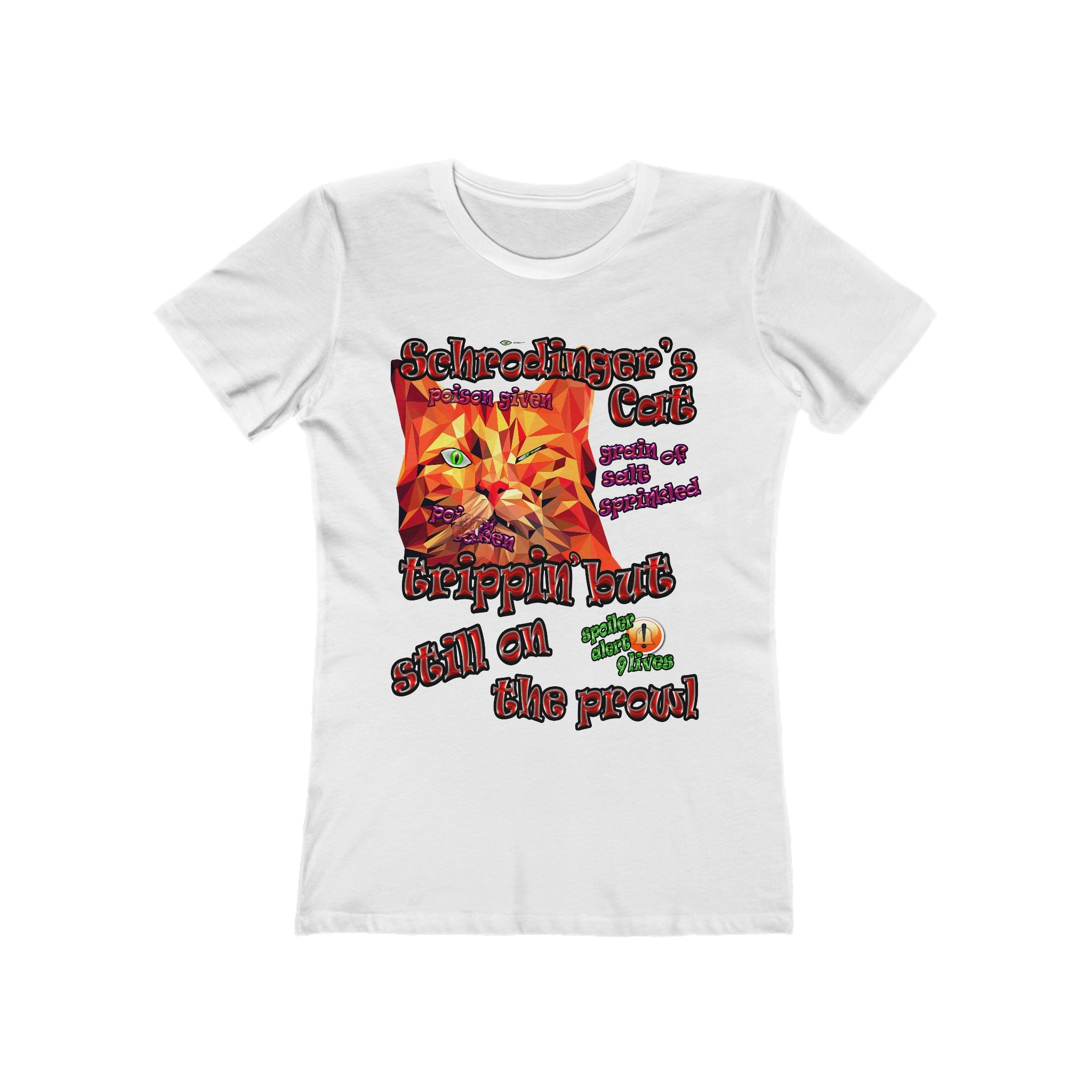 schrodinger's cat - Women's The Boyfriend Tee