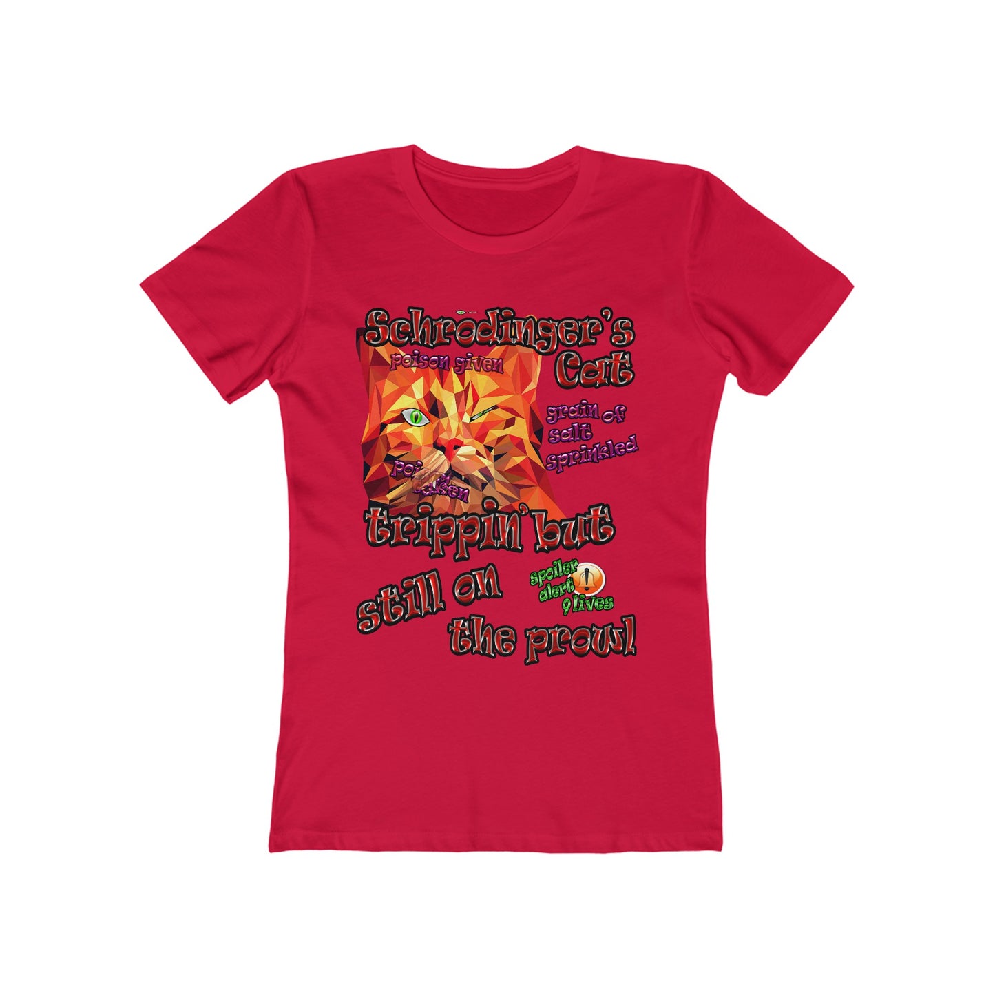 schrodinger's cat - Women's The Boyfriend Tee