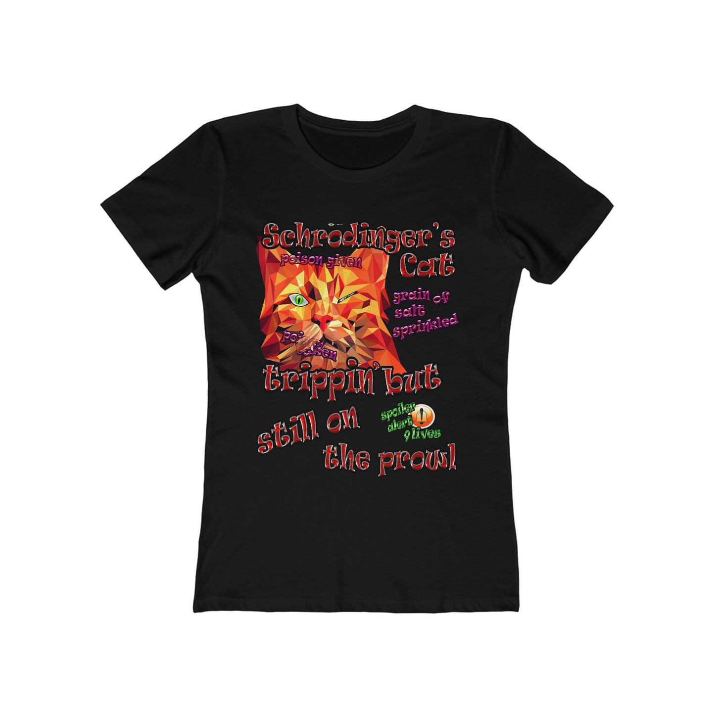 schrodinger's cat - Women's The Boyfriend Tee
