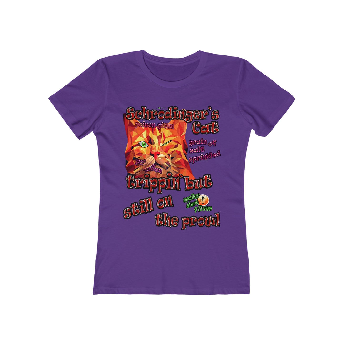 schrodinger's cat - Women's The Boyfriend Tee