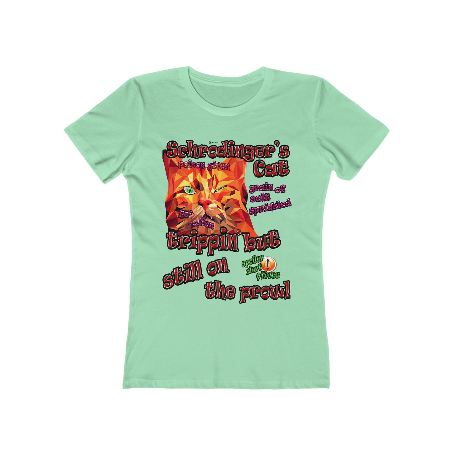 schrodinger's cat - Women's The Boyfriend Tee