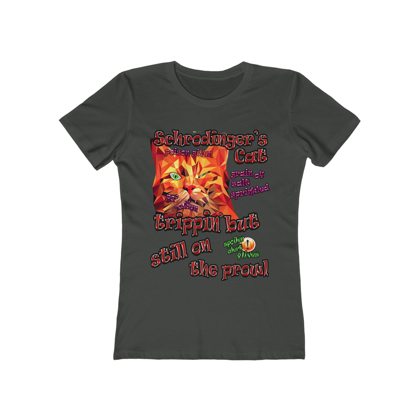 schrodinger's cat - Women's The Boyfriend Tee