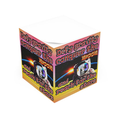 defy conquer reach - note cube (color blur)