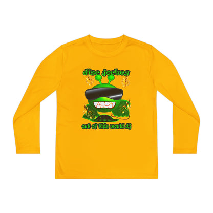 disc jockey - Youth Long Sleeve Competitor Tee