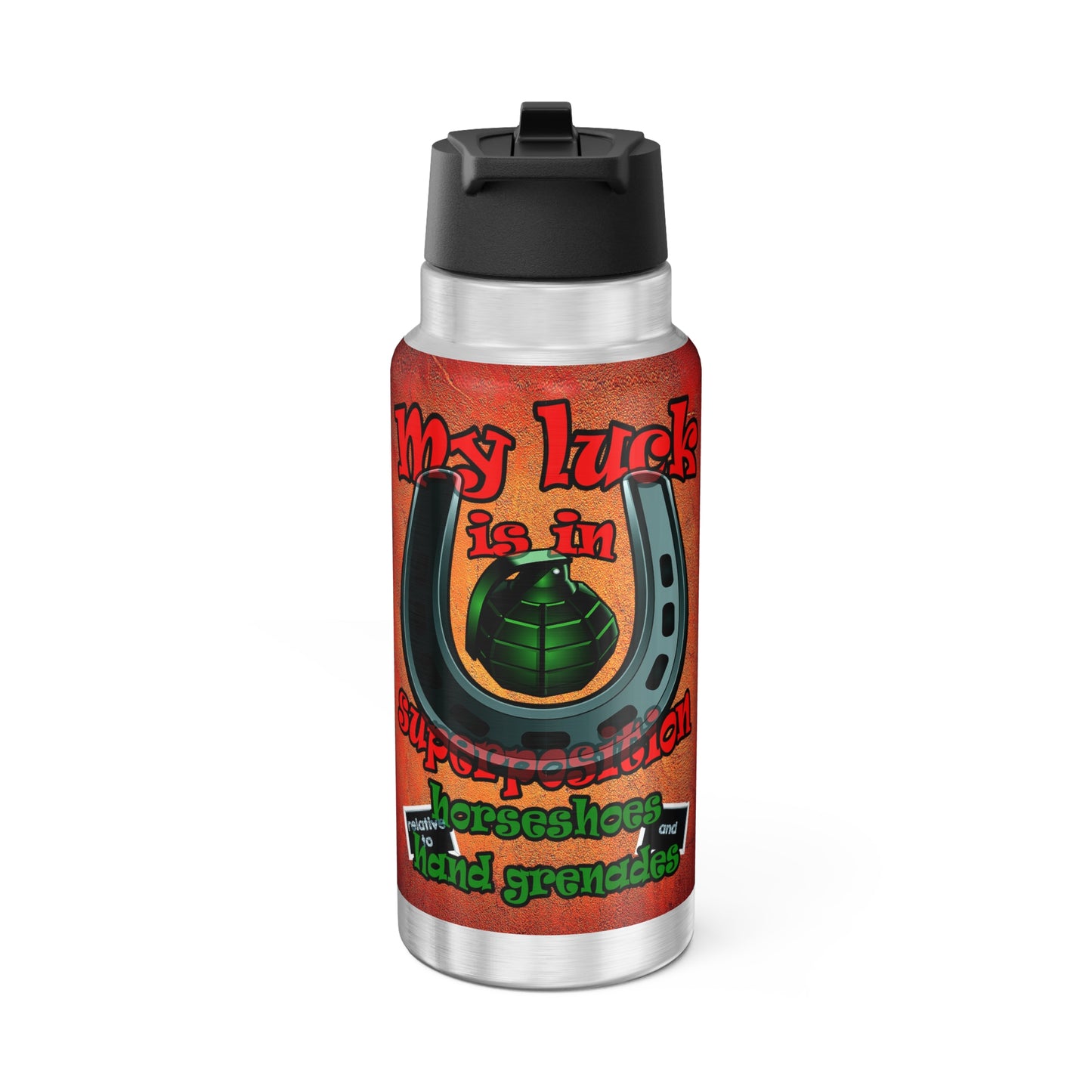 my luck - Gator Tumbler, 32oz  (burnt orange)