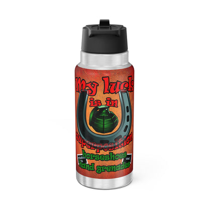 my luck - Gator Tumbler, 32oz  (burnt orange)