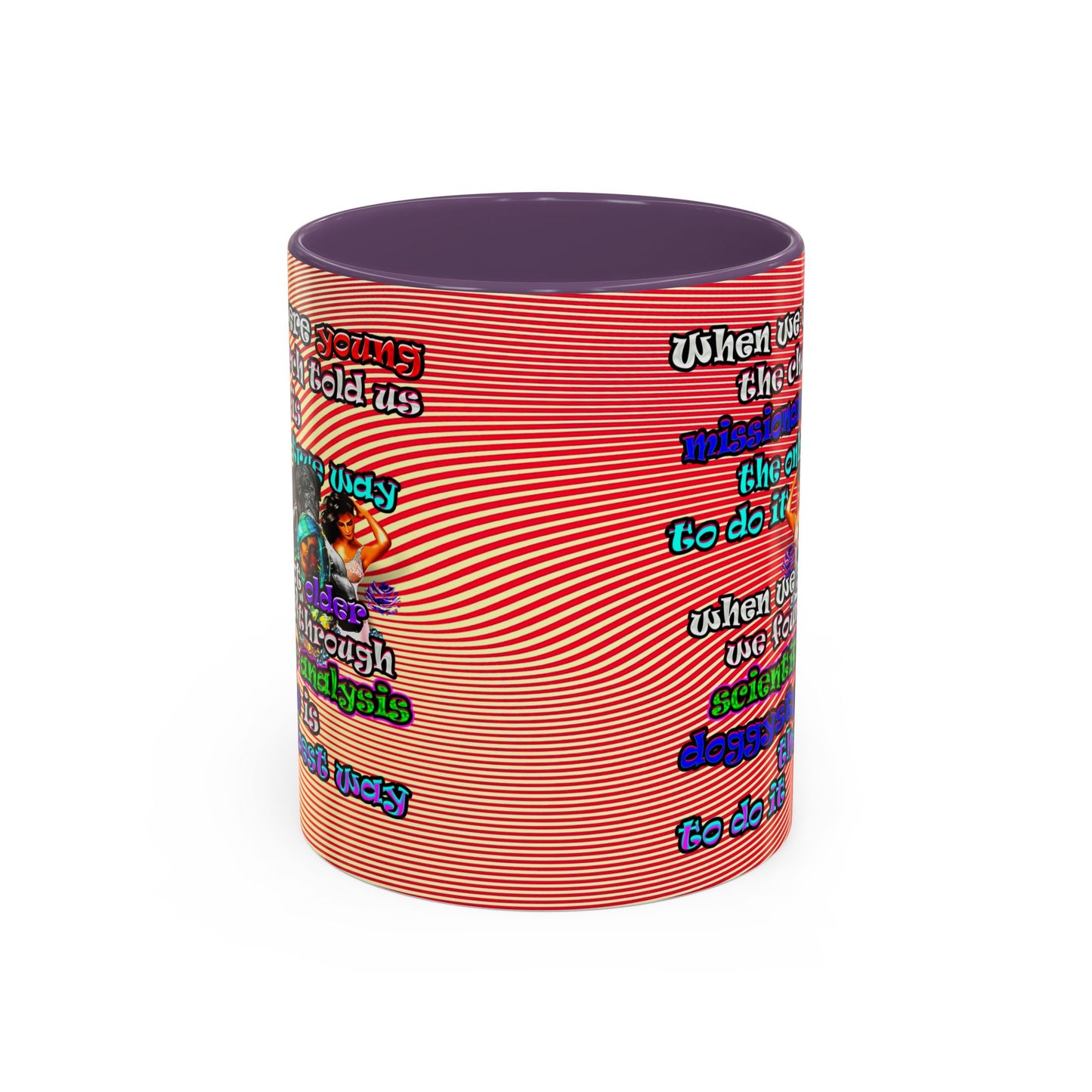 doggystyle - Accent Mug (yellow-orange wave)