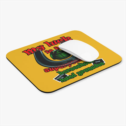 my luck - Mouse Pad (Rectangle) (yellow)