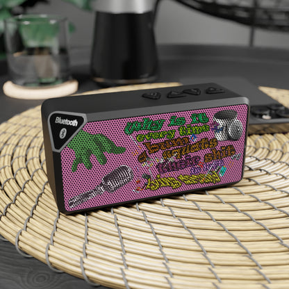 the bum's shit - Jabba Bluetooth Speaker (light pink)