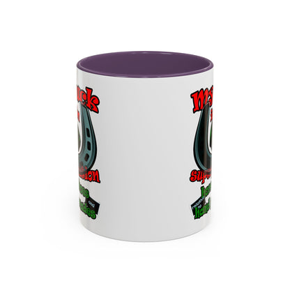 my luck - Accent Mug (white)