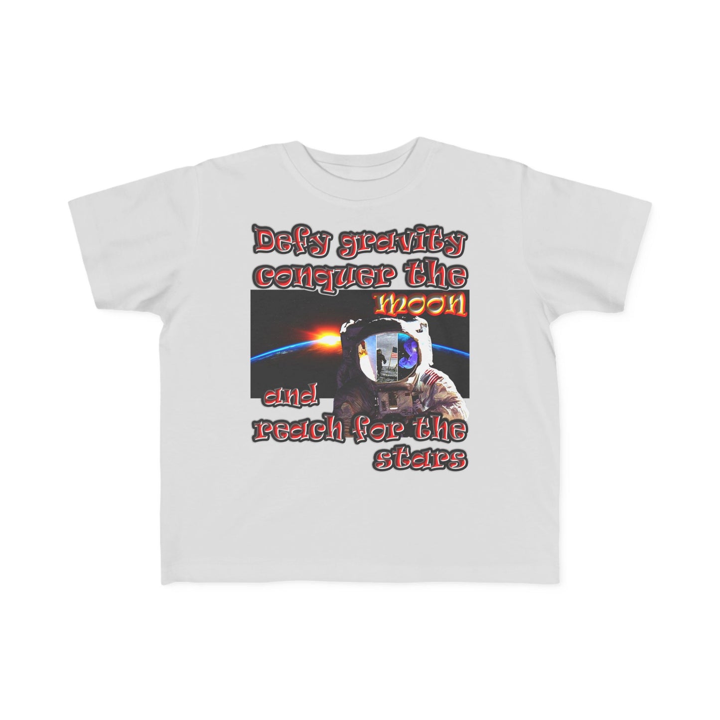 defy conquer reach - Toddler's Fine Jersey Tee