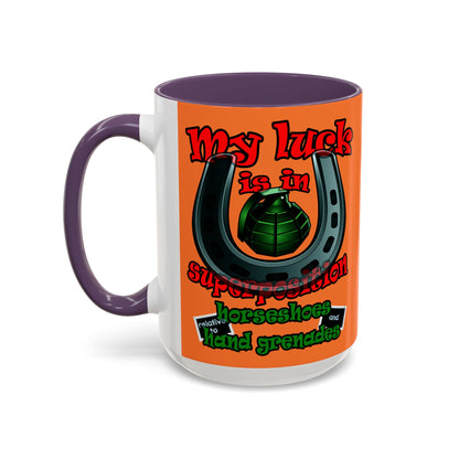 my luck - Accent Mug (crusta)