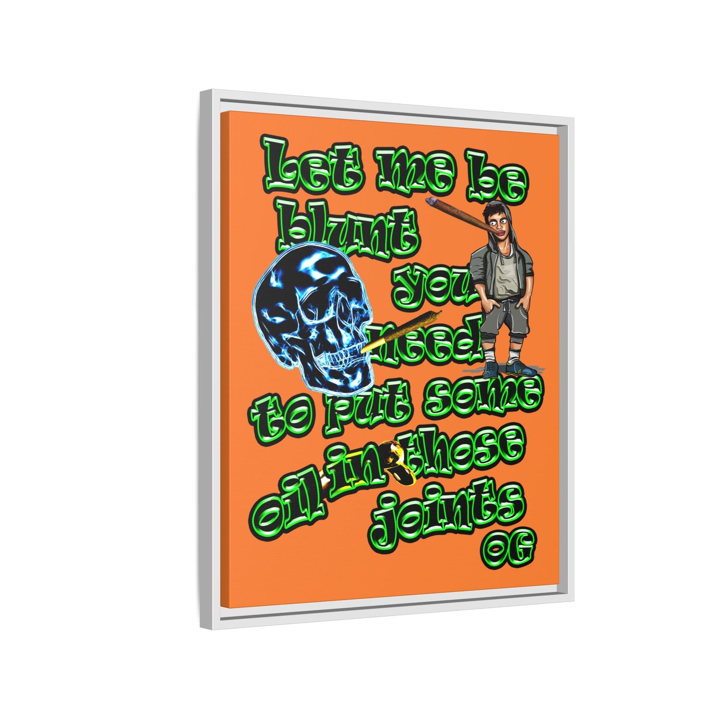 og - framed canvas art (crusta)