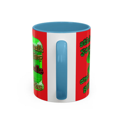 celtics logo - Accent Mug (red)
