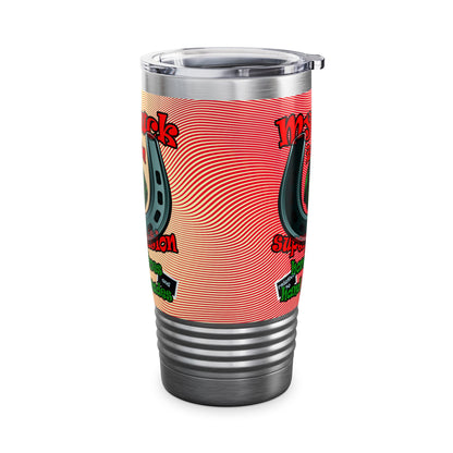 my luck - Ringneck Tumbler, 20oz (yellow-orange wave)