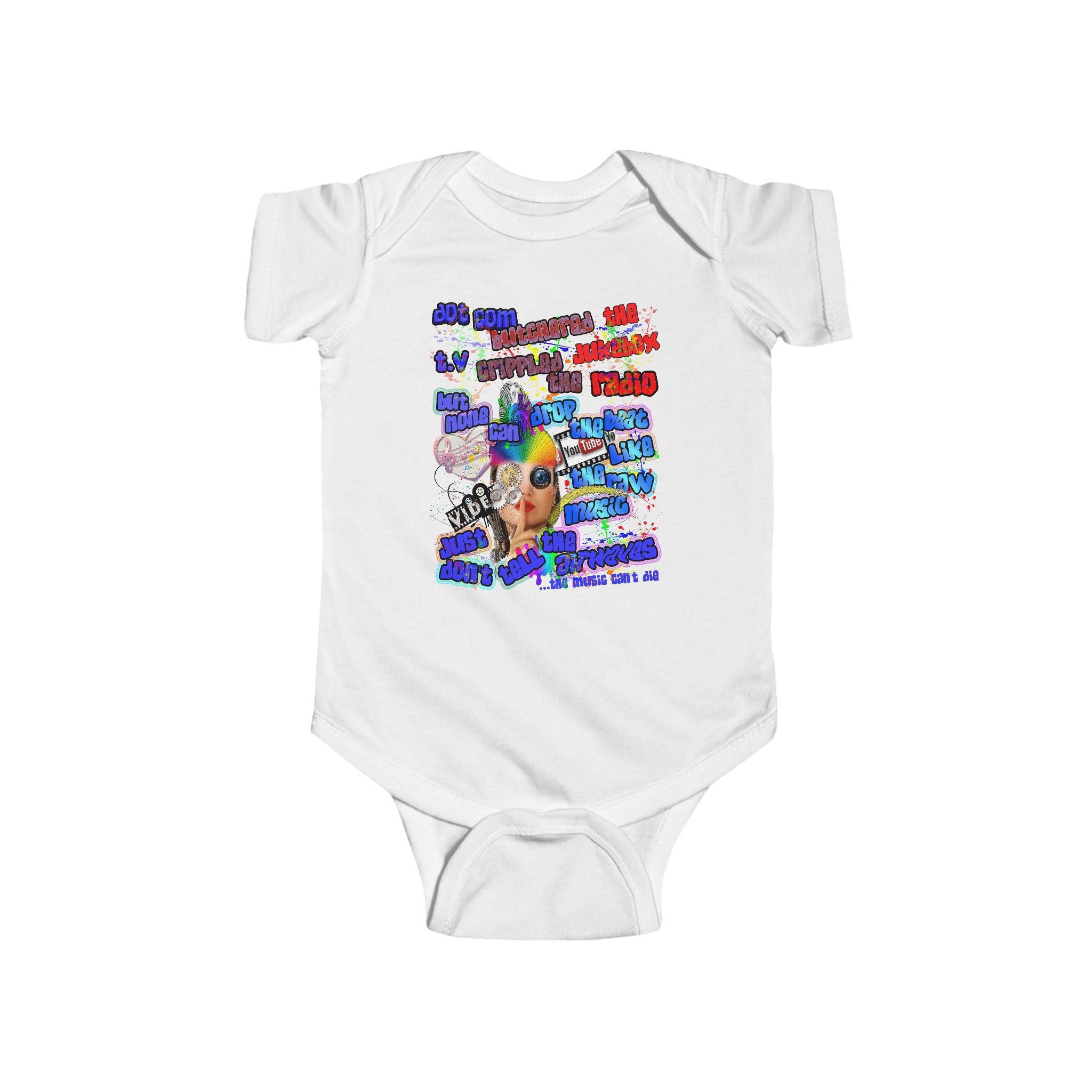 drop the beat - Infant Fine Jersey Bodysuit