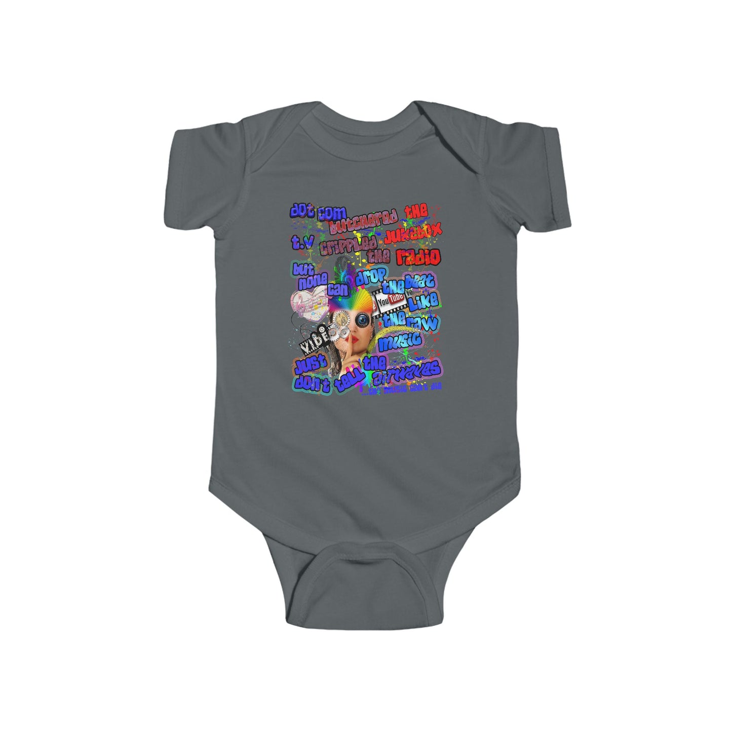 drop the beat - Infant Fine Jersey Bodysuit