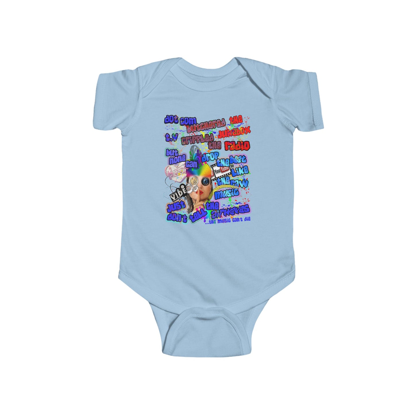 drop the beat - Infant Fine Jersey Bodysuit