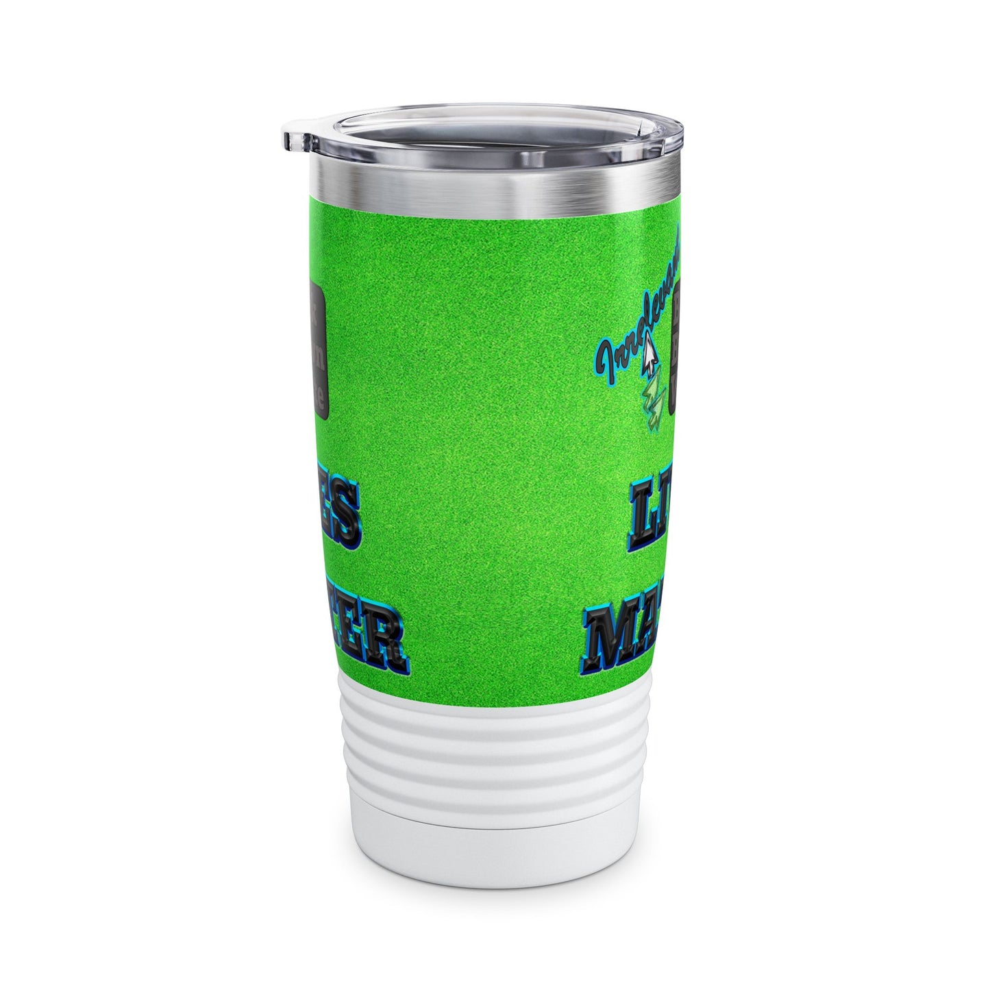 irrelevant - Ringneck Tumbler, 20oz (green turf)
