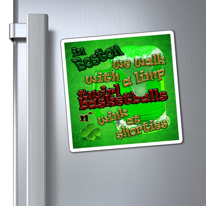 celtics logo - Magnets - (green turf)