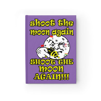 shoot the moon again - journal-blank (light purple)