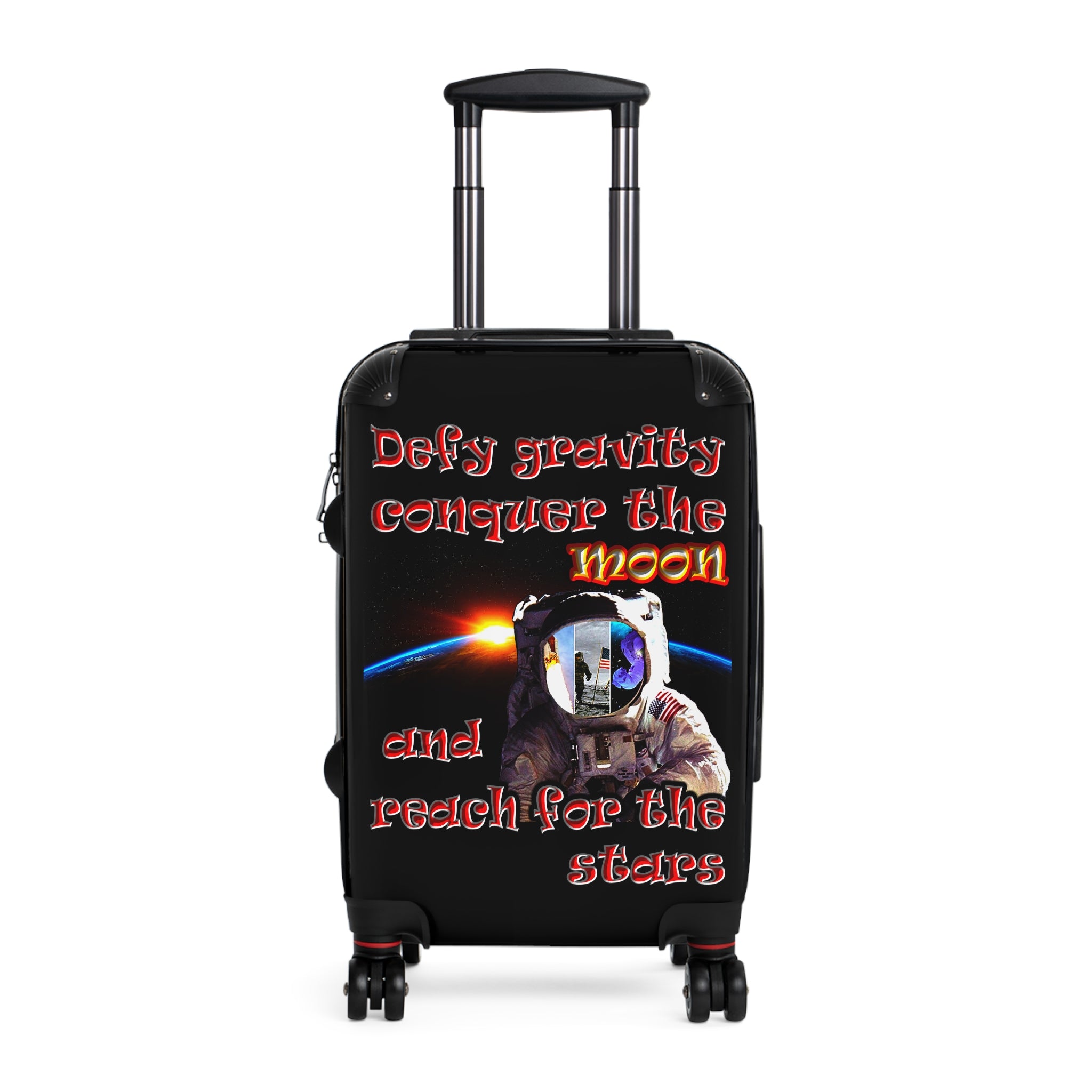 defy conquer reach - Suitcase (black)