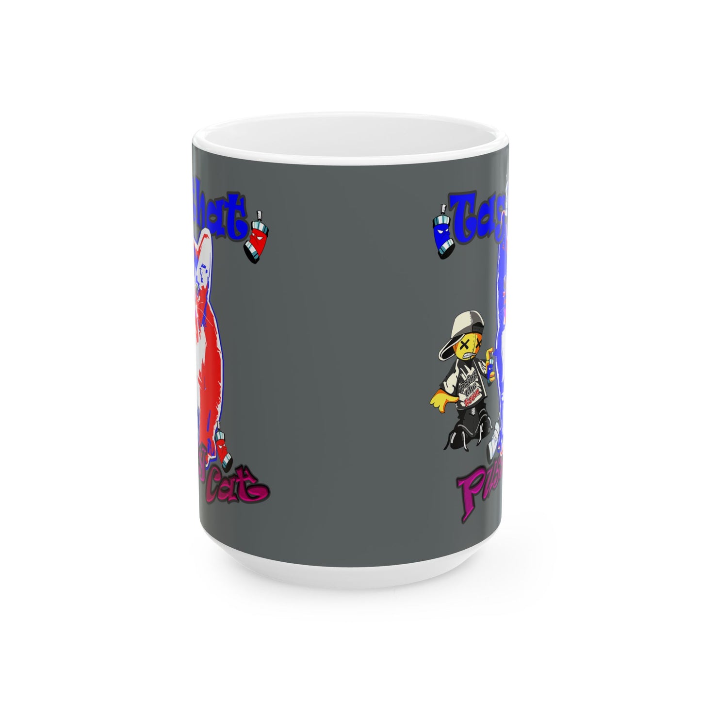 tag that - White Mug (dark grey)