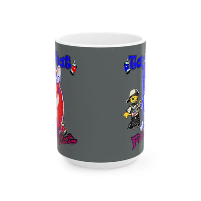 tag that - White Mug (dark grey)