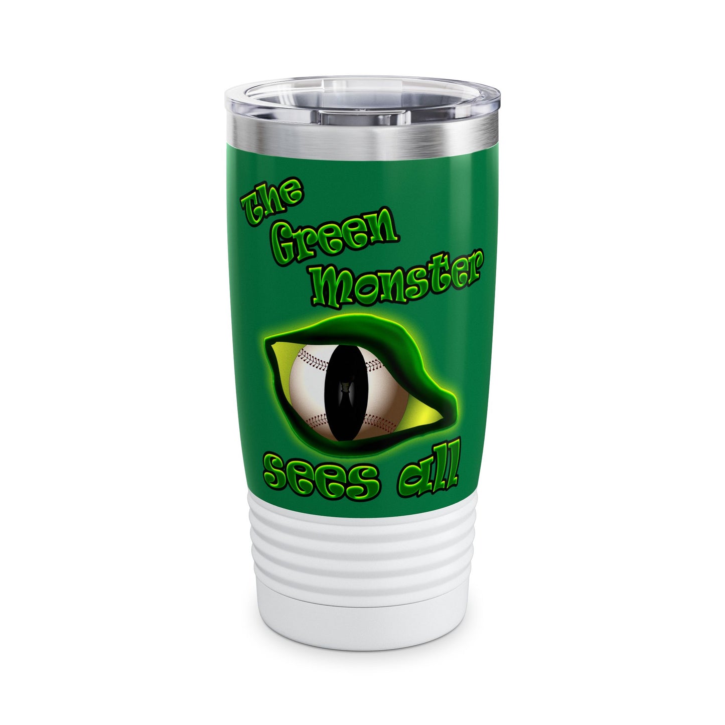 green monster - Ringneck Tumbler, 20oz (dark green)