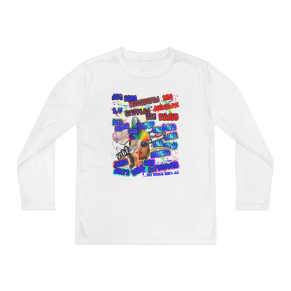 drop the beat - Youth Long Sleeve Competitor Tee